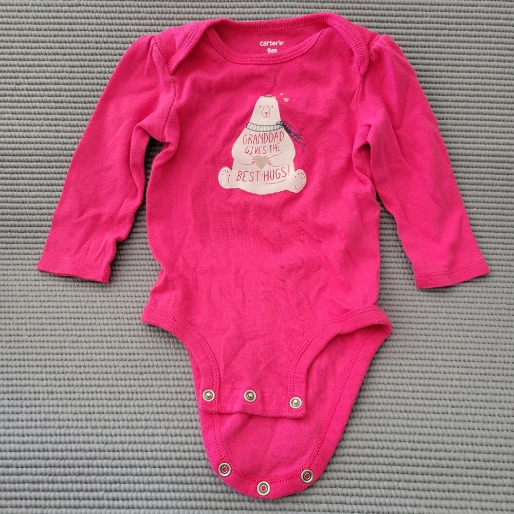 👶🏼 4/$10 6-9 month onesie baby infant granddad grandpa grandfather